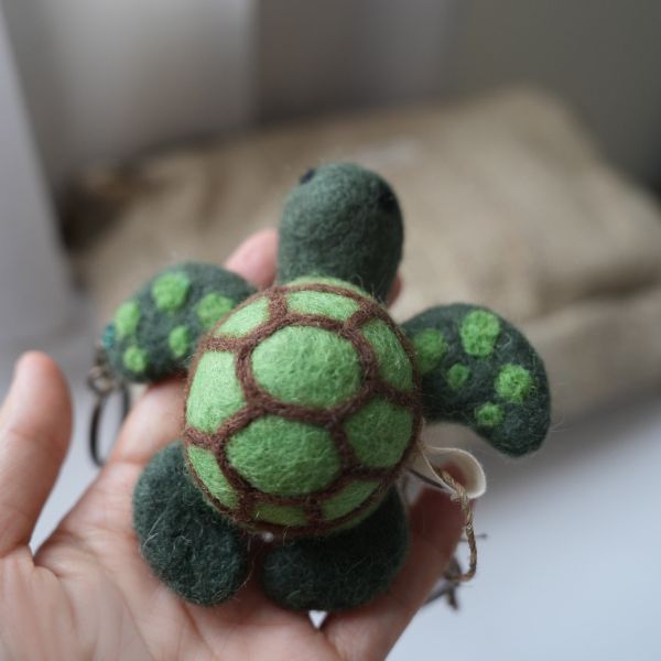 羊毛氈偶、針插 | 海龜回家 保育類、羊毛氈, 手工羊毛氈, 羊毛氈製品, 紐西蘭羊毛,公平貿易商品,手作,禮物