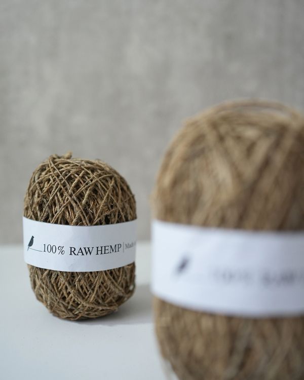 100%原生大麻纖維紗線(未染色) DIY, 公平貿易, 大麻纖維, 天然, 材料, 紗線, 編織