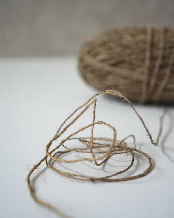 100%原生大麻纖維紗線(未染色) DIY, 公平貿易, 大麻纖維, 天然, 材料, 紗線, 編織