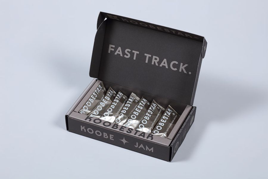 酷必禮盒-福源芝麻白巧捲(奶蛋素) 