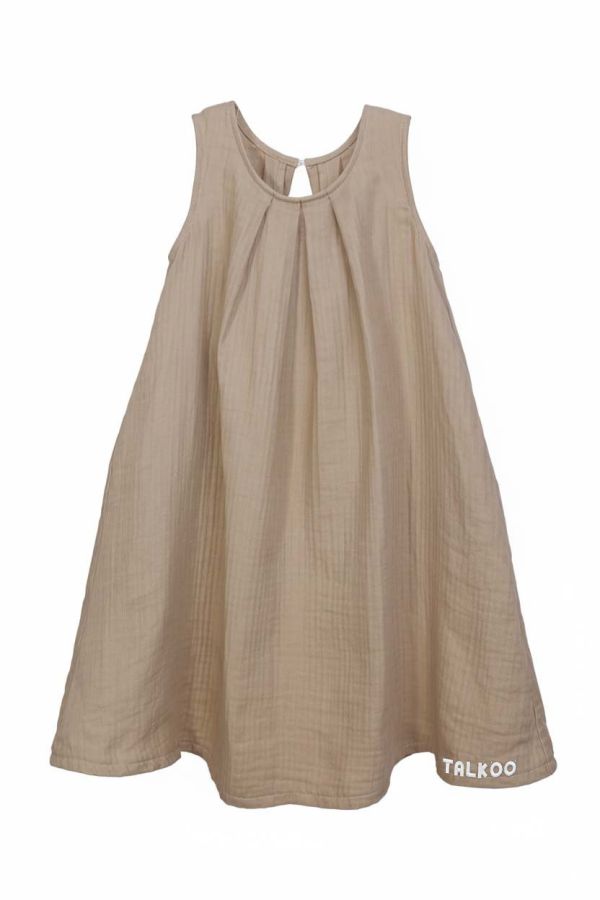 TALKOO 三重紗極簡洋裝－台灣製造 極簡背心洋裝, TALKOO 洋裝, 三重紗洋裝, 台灣製童裝洋裝, 兒童背心洋裝, 兒童口袋洋裝, 防蚊童裝, 防螨童裝, 素色童裝, 兒童透氣洋裝, 兒童親膚洋裝, 孩子夏季洋裝, 孩子居家洋裝, 孩子外出洋裝, 3歲童裝洋裝, 4歲童裝洋裝, 5歲童裝洋裝, 6歲童裝洋裝, 7歲童裝洋裝, 8歲童裝洋裝,