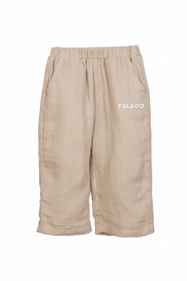 TALKOO 三重紗玩樂褲－台灣製造 三重紗玩樂褲, 台灣製童裝褲, 兒童三重紗褲, 防蚊童裝, 防螨童裝, 防蟎童裝, GREENFIRST 三重防護, 兒童透氣褲, 兒童舒適褲, 孩子日常褲, 孩子睡覺褲, 兒童遊戲褲, 3歲童裝褲, 4歲童裝褲, 5歲童裝褲, 6歲童裝褲, 7歲童裝褲, 8歲童裝褲, 親膚童裝褲, 無毒防護童裝