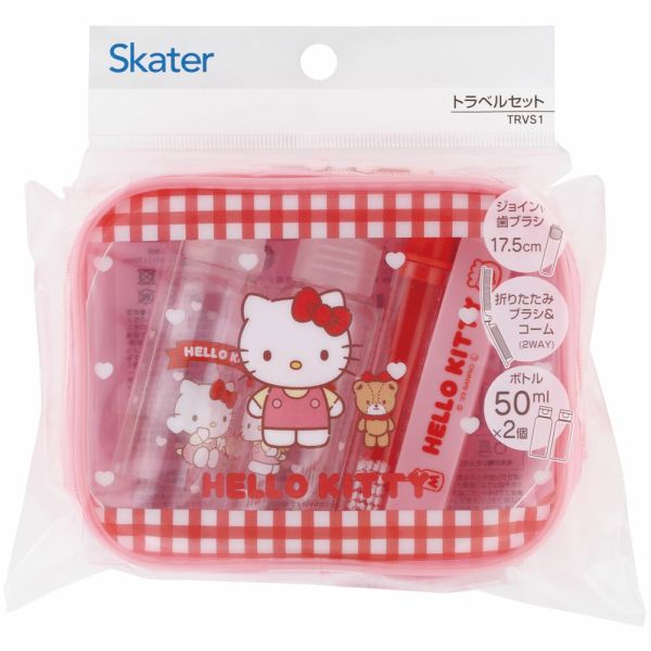 日本SKATER Sanrio三麗鷗 旅行用套組－HELLO KITTY SNARIO三麗鷗,SNOOPY史努比,DISNEY迪士尼,MOOMIN嚕嚕米,宮崎駿,Pokemon寶可夢,Chiikawa 吉伊卡哇,Doraemon 哆啦A夢,MIFFY米菲.日本連線,日本代購,韓國連線,韓國代購,日本一番賞,TAKARA TOMY,環球影城
