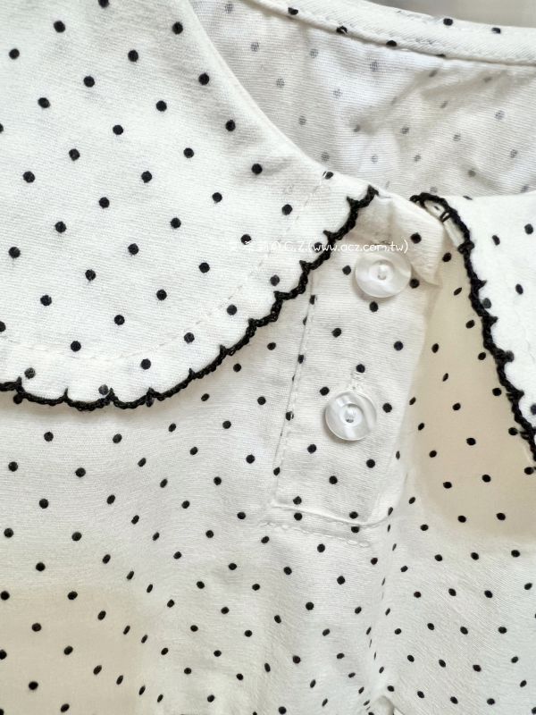 可愛點點長袖洋裝 艾希莉ACZ,童裝,acz,艾希莉