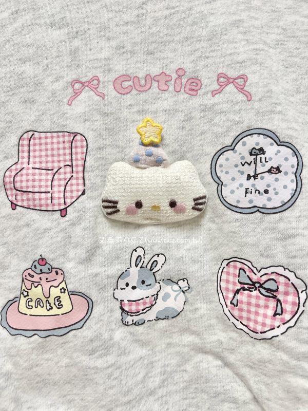 cutie小貓長袖上衣 艾希莉ACZ,童裝,acz,艾希莉