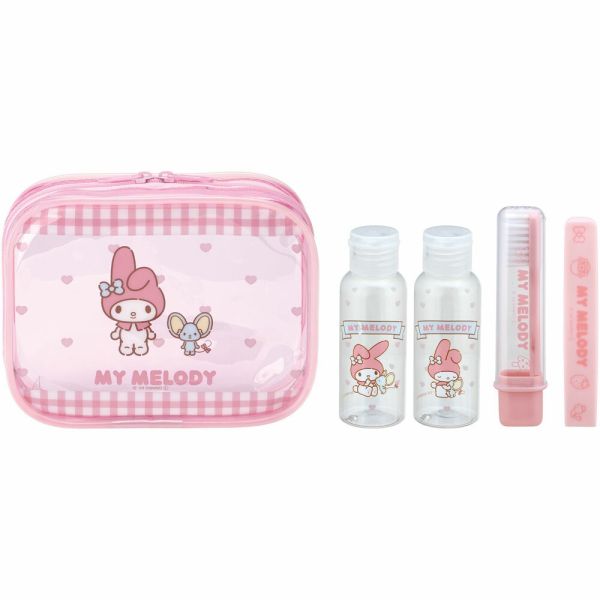 日本SKATER Sanrio三麗鷗 旅行用套組－美樂蒂 SNARIO三麗鷗,SNOOPY史努比,DISNEY迪士尼,MOOMIN嚕嚕米,宮崎駿,Pokemon寶可夢,Chiikawa 吉伊卡哇,Doraemon 哆啦A夢,MIFFY米菲.日本連線,日本代購,韓國連線,韓國代購,日本一番賞,TAKARA TOMY,環球影城