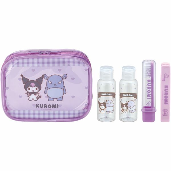 日本SKATER Sanrio三麗鷗 旅行用套組－酷洛米 SNARIO三麗鷗,SNOOPY史努比,DISNEY迪士尼,MOOMIN嚕嚕米,宮崎駿,Pokemon寶可夢,Chiikawa 吉伊卡哇,Doraemon 哆啦A夢,MIFFY米菲.日本連線,日本代購,韓國連線,韓國代購,日本一番賞,TAKARA TOMY,環球影城