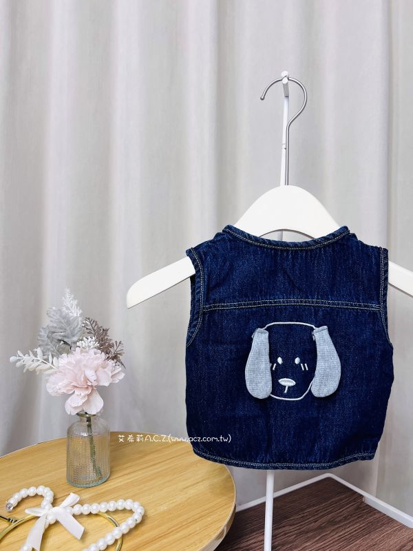 狗狗牛仔背心 艾希莉ACZ,童裝,acz,艾希莉