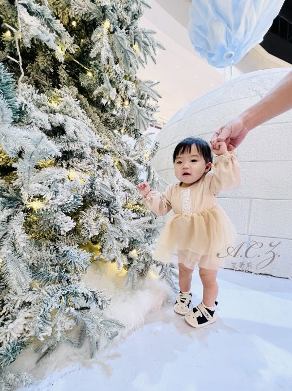 短絨包屁連衣裙 艾希莉ACZ,童裝,acz,艾希莉