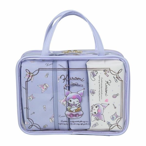 日本Sanrio三麗鷗 旅行收納包四件套組－酷洛米 SNARIO三麗鷗,SNOOPY史努比,DISNEY迪士尼,MOOMIN嚕嚕米,宮崎駿,Pokemon寶可夢,Chiikawa 吉伊卡哇,Doraemon 哆啦A夢,MIFFY米菲.日本連線,日本代購,韓國連線,韓國代購,日本一番賞,TAKARA TOMY,環球影城