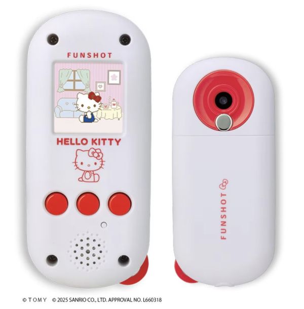 日本TOMY X SANRIO FUNSHOT 掌上型照相機 拍貼機 FUNSHOT,SANRIO,TAKARA TOMY,小相機,照相機,兒童相機,拍貼機,艾希莉,ACZ,acz,代購,日本代購