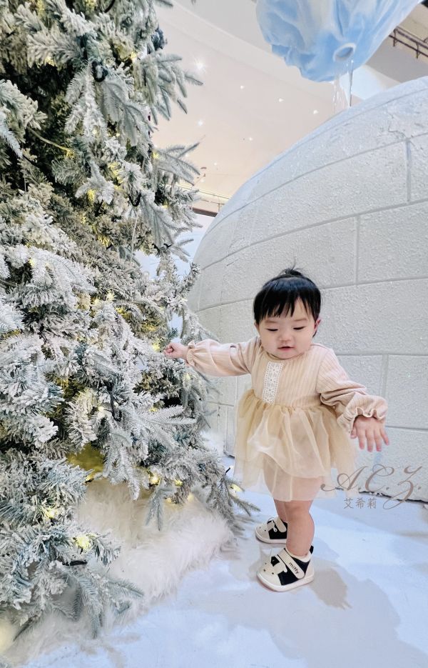 短絨包屁連衣裙 艾希莉ACZ,童裝,acz,艾希莉