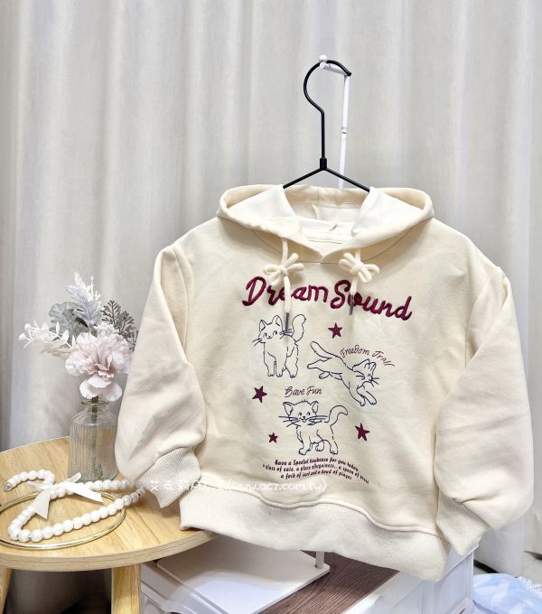 貓咪長袖帽t 艾希莉ACZ,童裝,acz,艾希莉