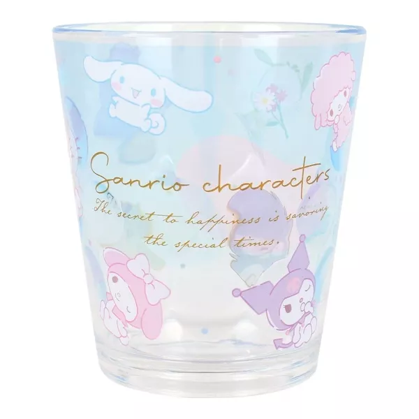 日本三麗鷗SANRIO透明壓克力水杯 