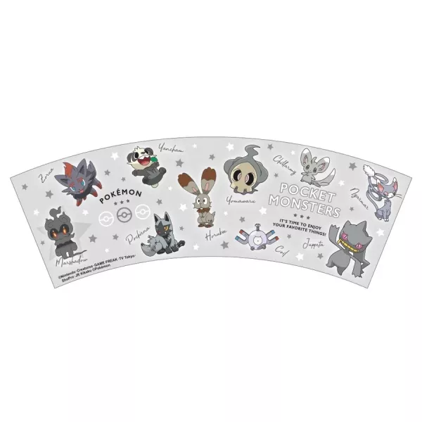 日本Pokémon寶可夢 透明壓克力水 