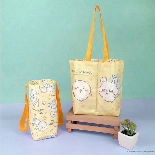 正版吉伊卡哇 翻轉兩用雙杯飲料提袋 SNARIO三麗鷗,SNOOPY史努比,DISNEY迪士尼,MOOMIN嚕嚕米,宮崎駿,Pokemon寶可夢,Chiikawa 吉伊卡哇,Doraemon 哆啦A夢,MIFFY米菲.日本連線,日本代購,韓國連線,韓國代購,日本一番賞,TAKARA TOMY,環球影城