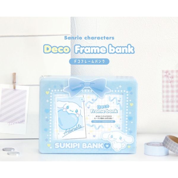 日本Sanrio三麗鷗 造型相框存錢箱 SNARIO三麗鷗,SNOOPY史努比,DISNEY迪士尼,MOOMIN嚕嚕米,宮崎駿,Pokemon寶可夢,Chiikawa 吉伊卡哇,Doraemon 哆啦A夢,MIFFY米菲.日本連線,日本代購,韓國連線,韓國代購,日本一番賞,TAKARA TOMY,環球影城