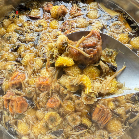 柚凍鱗【潤野】羅漢果與金銀花，封存晨霧清新，疫情後最佳修復 魚鱗膠原蛋白／羅漢果／菊花／百合／玉竹／金銀花／清熱潤燥／潤肺護嗓／熬夜口乾／燥熱體質／日常保養