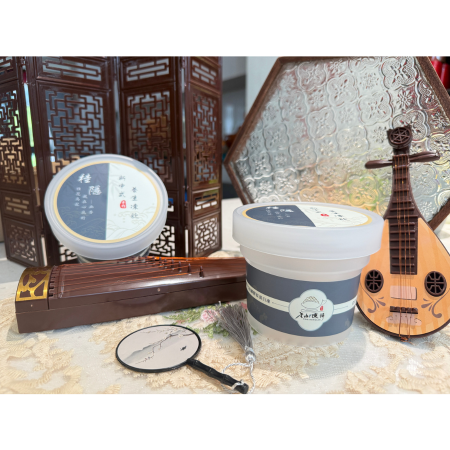 柚凍鱗【桂隱】桂花烏龍，藏在心底的幽香處處有茶韻 魚鱗／膠原蛋白／烏龍茶／桂花／中醫體質／脾胃／外食族