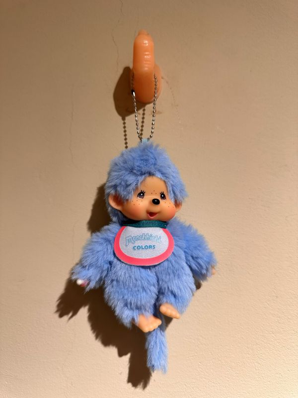 日本 正版 Monchhichi 馬卡龍 夢奇奇 吊飾鑰匙圈 