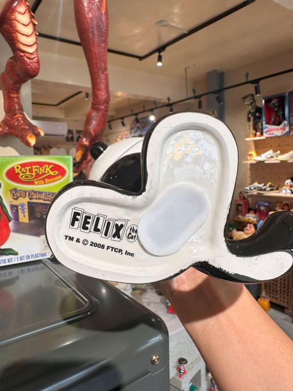 2008年 日本正版進口 FELIX CERAMIC BANK 菲力貓陶瓷存錢 