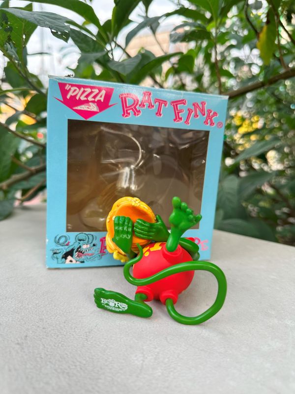 2005年 軟膠 Rat Fink 披薩 