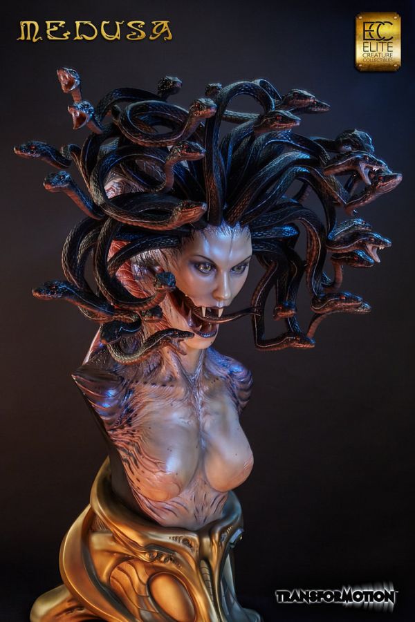 2016年 Elite Creature Collectibles 蛇髮魔女梅杜莎Medusa胸像 