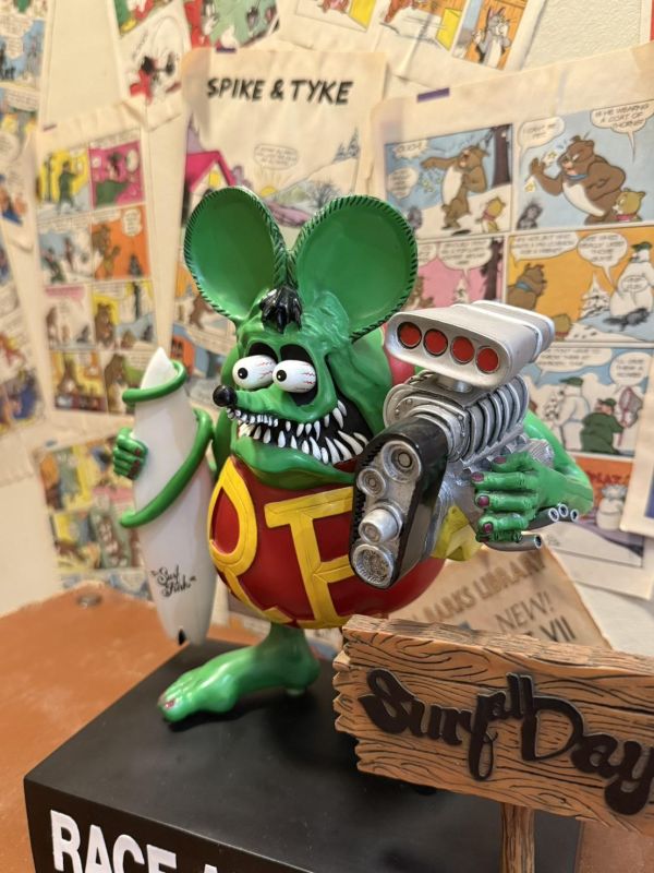 2006 RAT FINK Surf all Day Race all night RF雕像 滑板比賽 
