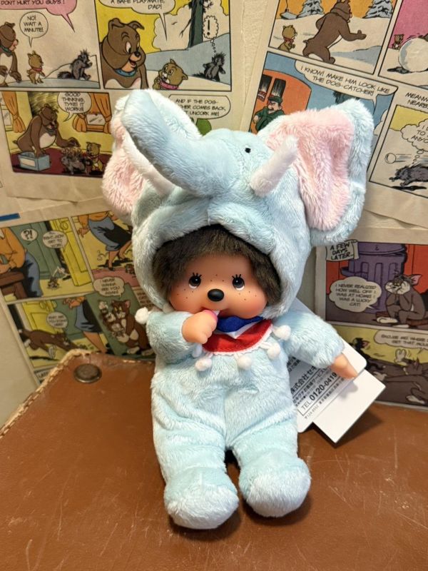 [泰國限定] 大象 Monchhichi 玩偶 / 吊飾 