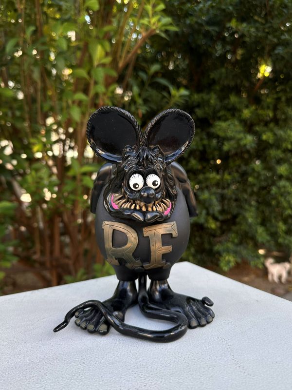 2007年 老品 Rat Fink Doll 絕版黑金芬克鼠 世界限量500隻 