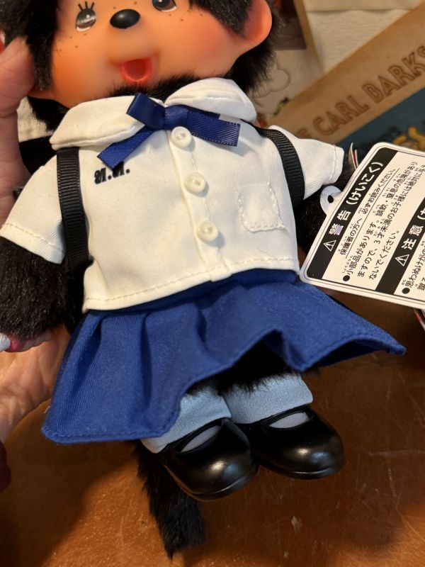 泰國限定 正版 Monchhichi x Kiddyland 80 週年 泰國校服夢奇奇 