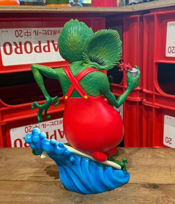 2015年 RAT FINK Surfs UP 大型雕像  經典衝浪老鼠芬克 