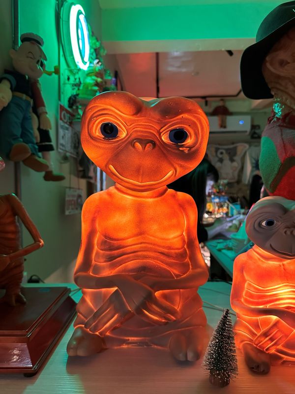 1992年 E.T. 外星人 大型 直立式檯燈 美國史匹柏電影 西部片 