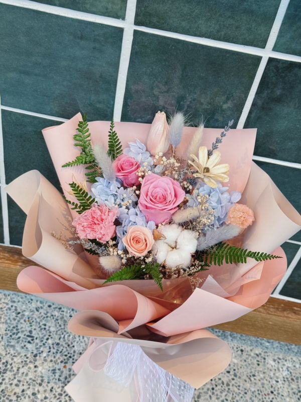 柔光畫布 - 永生花束（小） 