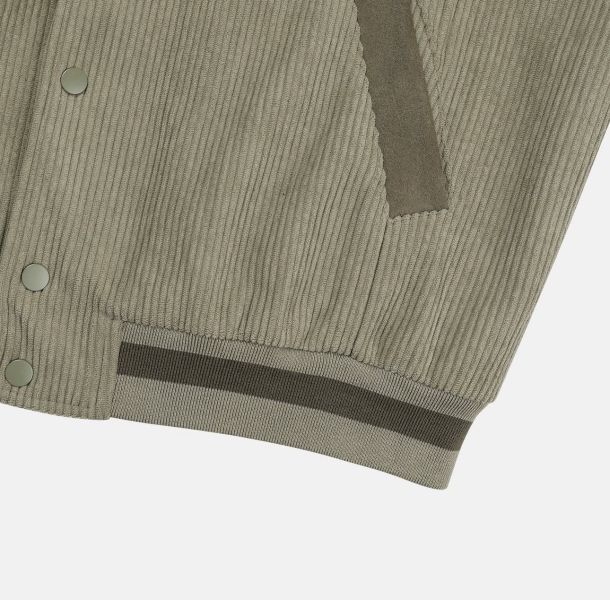 韓版麂皮拼燈芯絨外套 三色 