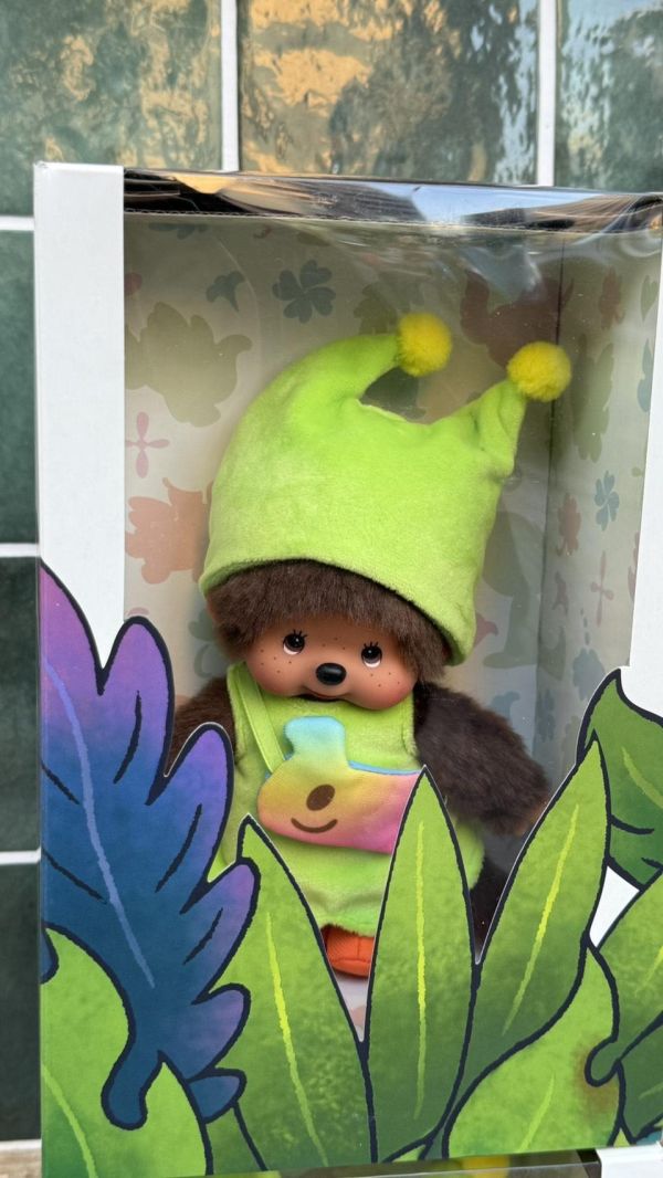 [泰國限定]Monchhichi 與Greenie & Elfie 聯名 綠色精靈 夢奇奇 