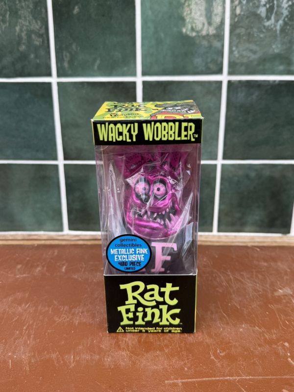 Rat Fink Funko RAT FINK老鼠芬克系列搖頭公仔 