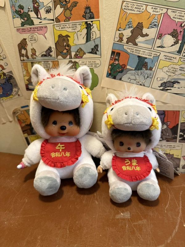 [日本限定] 2026年 馬年限定 Monchhichi 玩偶 