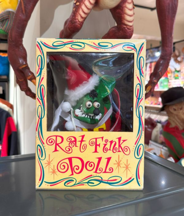 2004年 Rat Fink doll 芬克老鼠公仔 聖誕款 