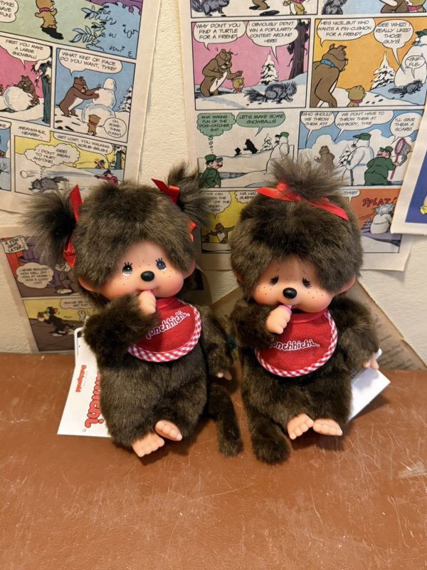 Monchhichi Premium Standard 棕色女孩 