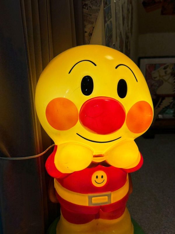 90年代老物 TOHO Anpanman character lamp  麵包超人 大型夜燈 