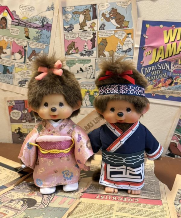 日本限定 正版 Monchhichi 夢奇奇傳統和服特別版 