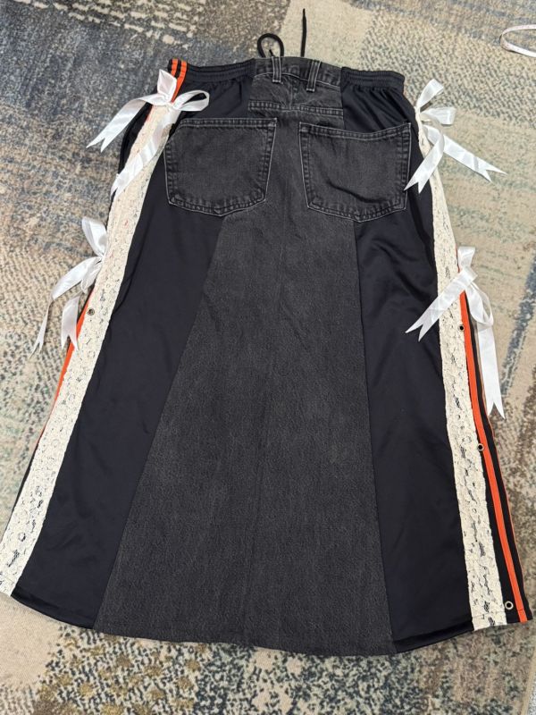 Remake 美式蕾絲拼接裙 