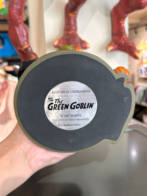 1997年 Legends In 3 Dimensions Green Goblin Bust Cold  綠惡魔半身像 