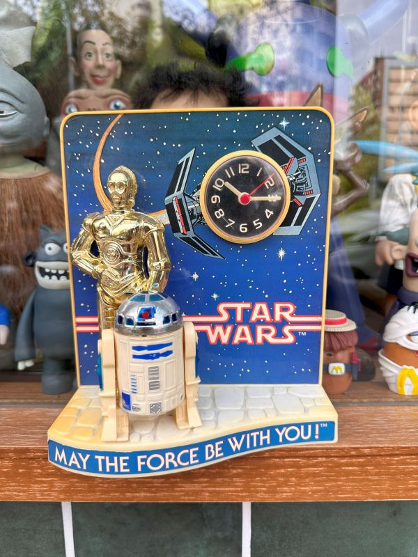 1982年 Bradley Time Star Wars r2d2 3D 電子石英鐘 