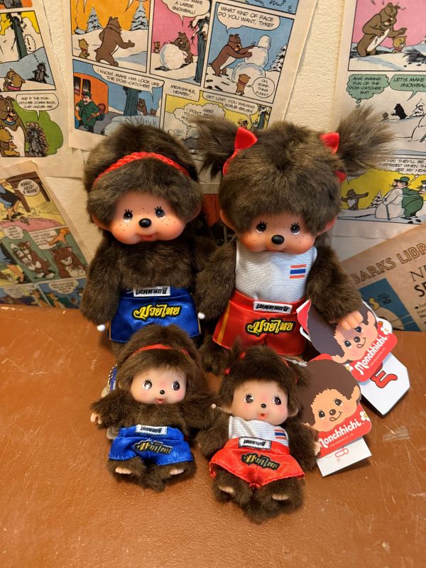 泰國限定 正版 Monchhichi มวยไทย Muay Thai 泰拳夢奇奇 