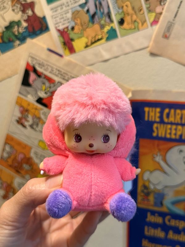 日本限定 正版 Monchhichi x 475 聯名第二彈香草味獨角獸Bebichhichi 吊飾鑰匙圈 