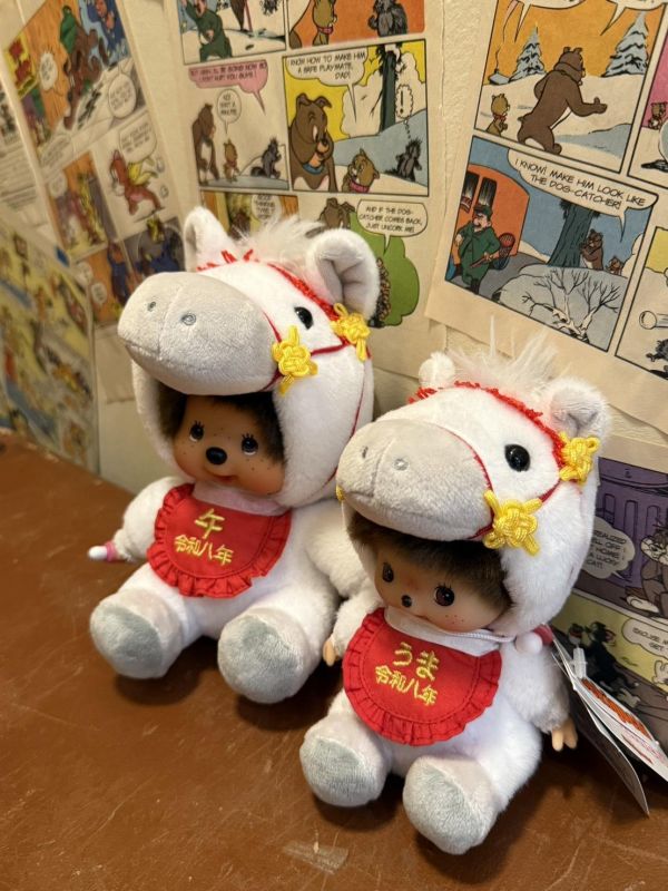[日本限定] 2026年 馬年限定 Monchhichi 玩偶 