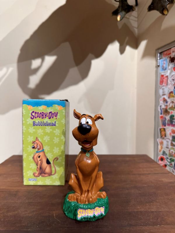2003年 Warner Brothers Barbera Scooby-Doo 史酷比搖頭公仔雕像 