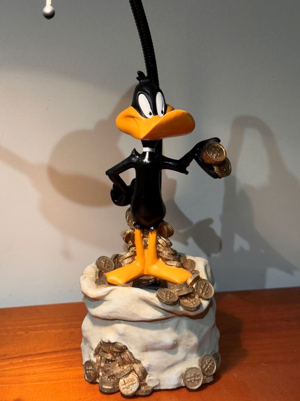Warner Bros.Looney Tunes 復古 達菲鴨檯燈 